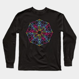 Mandala Rainbow 02582 Long Sleeve T-Shirt